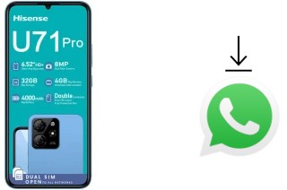 Como baixar e instalar o WhatsApp em HiSense U71 Pro