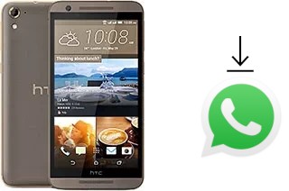 Como baixar e instalar o WhatsApp em HTC One E9s dual sim