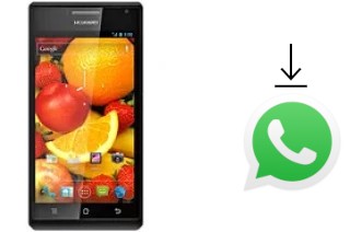 Como baixar e instalar o WhatsApp em Huawei Ascend P1