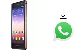 Como baixar e instalar o WhatsApp em Huawei Ascend P7 Sapphire Edition