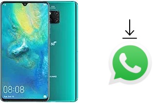 Como baixar e instalar o WhatsApp em Huawei Mate 20 X (5G)