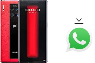 Como baixar e instalar o WhatsApp em Huawei Mate 30 RS Porsche Design