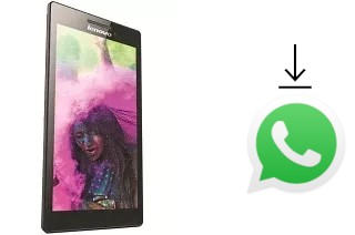 Como baixar e instalar o WhatsApp em Lenovo Tab 2 A7-10