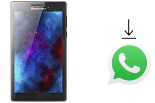 Como baixar e instalar o WhatsApp em Lenovo Tab 2 A7-30