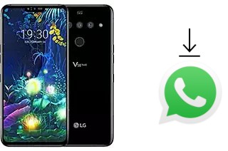 Como baixar e instalar o WhatsApp em LG V50 ThinQ 5G