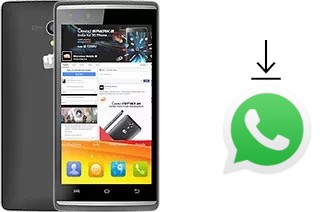 Como baixar e instalar o WhatsApp em Micromax Canvas Fire 4G Q411