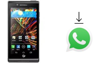 Como baixar e instalar o WhatsApp em Motorola RAZR V XT889