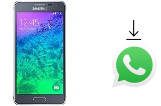 Como baixar e instalar o WhatsApp em Samsung Galaxy Alpha (S801)