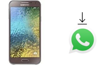 Como baixar e instalar o WhatsApp em Samsung Galaxy E5