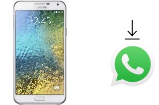 Como baixar e instalar o WhatsApp em Samsung Galaxy E7