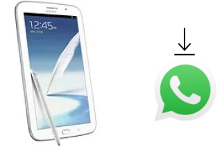 Como baixar e instalar o WhatsApp em Samsung Galaxy Note 8.0 Wi-Fi