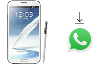 Como baixar e instalar o WhatsApp em Samsung Galaxy Note II N7100