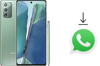 Como baixar e instalar o WhatsApp em Samsung Galaxy Note20 5G