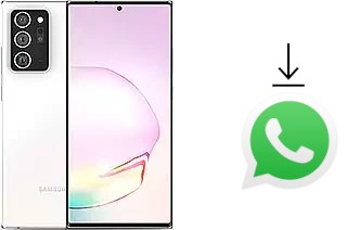 Como baixar e instalar o WhatsApp em Samsung Galaxy Note20+ 5G