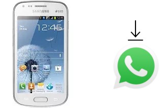 Como baixar e instalar o WhatsApp em Samsung Galaxy S Duos S7562