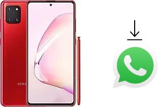 Como baixar e instalar o WhatsApp em Samsung Galaxy Note10 Lite