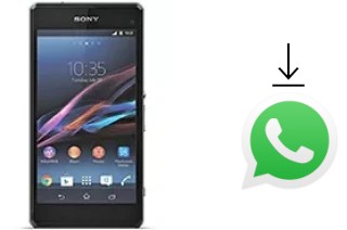 Como baixar e instalar o WhatsApp em Sony Xperia Z1 Compact