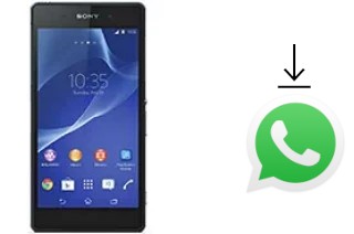 Como baixar e instalar o WhatsApp em Sony Xperia Z2a