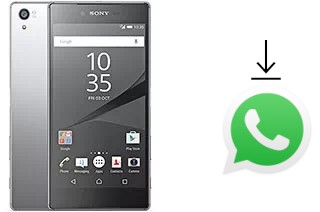 Como baixar e instalar o WhatsApp em Sony Xperia Z5 Premium