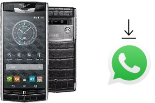 Como baixar e instalar o WhatsApp em Vertu Signature Touch