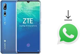 Como baixar e instalar o WhatsApp em ZTE Axon 10 Pro 5G