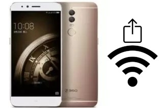 Como gerar um código QR com a senha Wifi em um 360 Q5 Plus