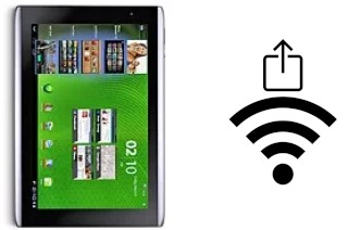 Como gerar um código QR com a senha Wifi em um Acer Iconia Tab A501