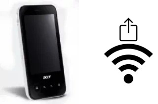 Como gerar um código QR com a senha Wifi em um Acer beTouch E400