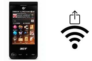 Como gerar um código QR com a senha Wifi em um Acer beTouch T500