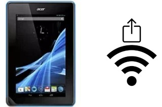 Como gerar um código QR com a senha Wifi em um Acer Iconia Tab B1-A71