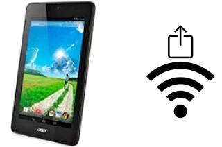 Como gerar um código QR com a senha Wifi em um Acer Iconia One 7 B1-730