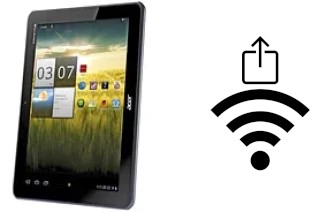 Como gerar um código QR com a senha Wifi em um Acer Iconia Tab A210