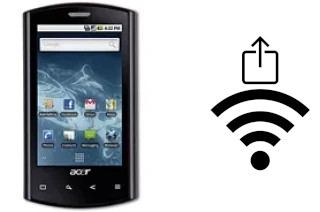 Como gerar um código QR com a senha Wifi em um Acer Liquid E