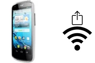 Como gerar um código QR com a senha Wifi em um Acer Liquid E1