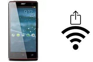 Como gerar um código QR com a senha Wifi em um Acer Liquid E3