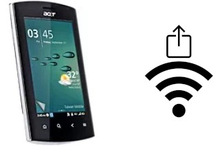 Como gerar um código QR com a senha Wifi em um Acer Liquid mt