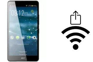 Como gerar um código QR com a senha Wifi em um Acer Liquid X1