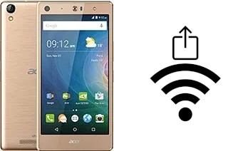 Como gerar um código QR com a senha Wifi em um Acer Liquid X2