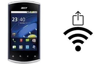 Como gerar um código QR com a senha Wifi em um Acer Liquid mini E310