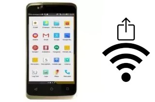 Como gerar um código QR com a senha Wifi em um Advan I4C