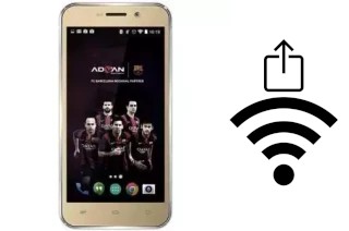 Como gerar um código QR com a senha Wifi em um Advan S5Q