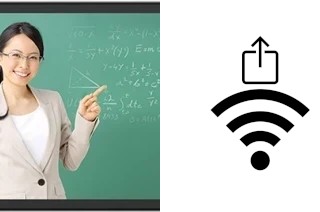 Como gerar um código QR com a senha Wifi em um Advan Tab 8 Belajar Elite