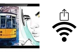 Como gerar um código QR com a senha Wifi em um Advan Tab Sketsa