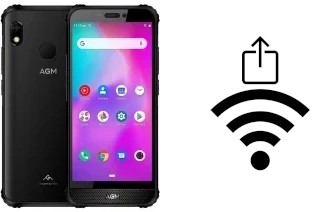 Como gerar um código QR com a senha Wifi em um AGM A10