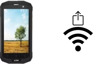 Como gerar um código QR com a senha Wifi em um AGM A8