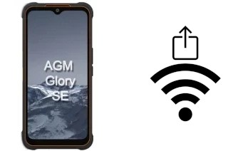 Como gerar um código QR com a senha Wifi em um AGM GLORY SE