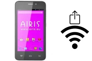 Como gerar um código QR com a senha Wifi em um Airis TM421M