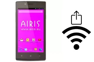 Como gerar um código QR com a senha Wifi em um Airis TM45DM