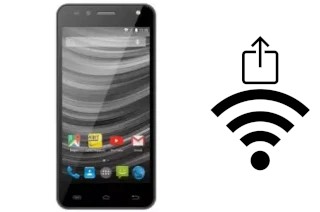 Como gerar um código QR com a senha Wifi em um Airis TM45L