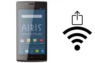 Como gerar um código QR com a senha Wifi em um Airis TM54QM